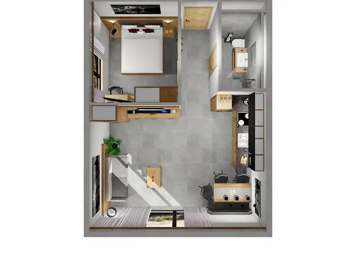 Neues Luxerioes Eingerichtetes Bock